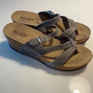Biogold Grey Sandals
